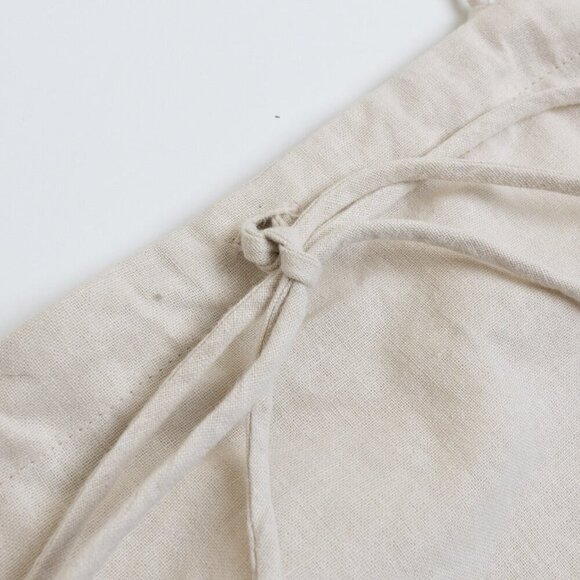 ✨ Decade Studio Dana Camisole Linen Cotton Cropped Top Ivory  Size 2-4 - Picture 7 of 11